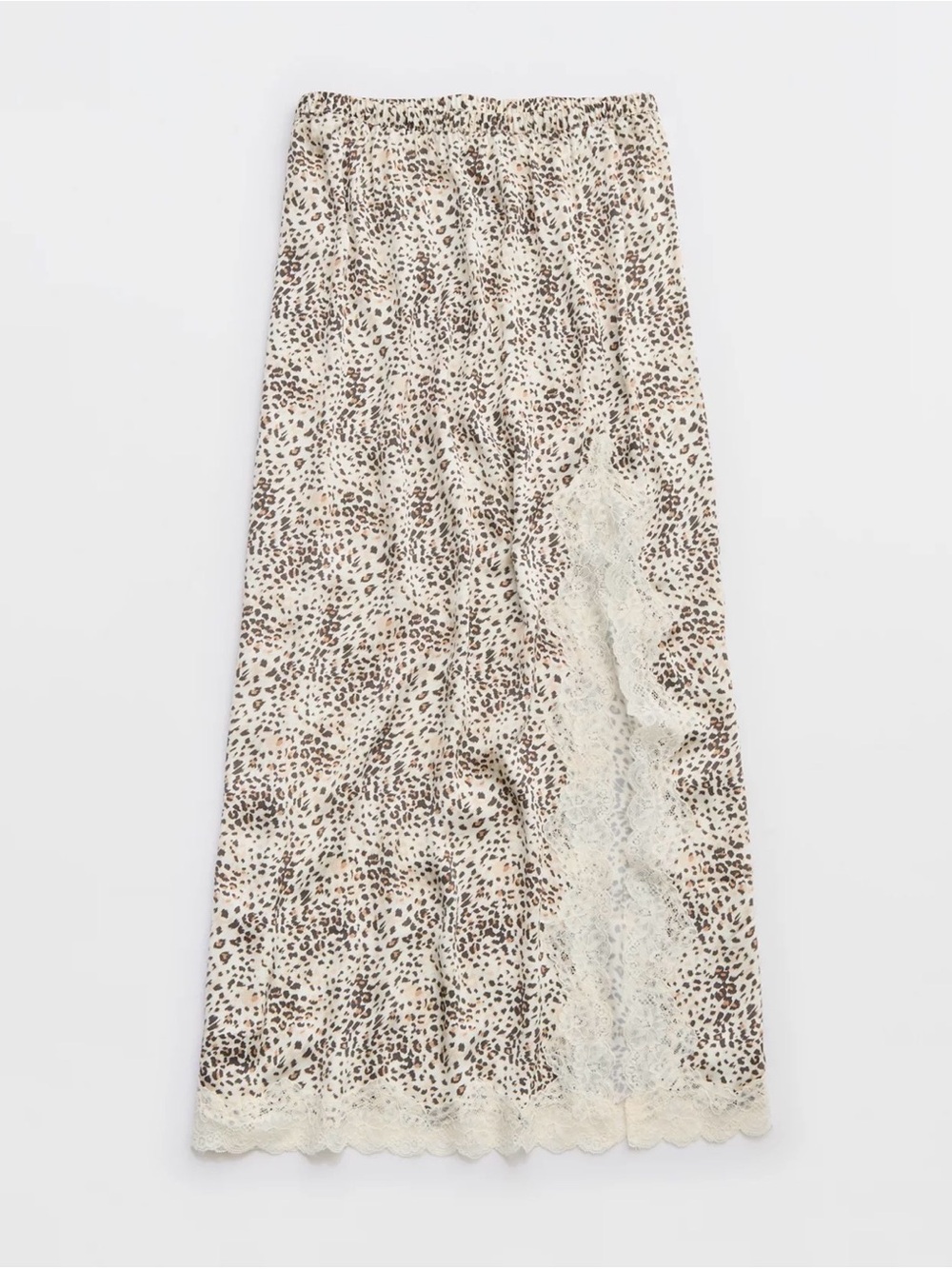 Aerie satin Midi Skirt XL